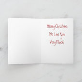 Carte de Noël pleine d'amour (Intérieur)