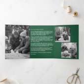 Carte de Noël pliable en trois volets (Intérieur)