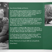 Carte de Noël pliable en trois volets (Intérieur au milieu)