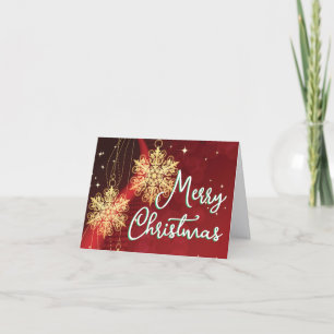 Carte de Noël pliée