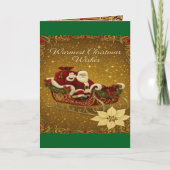 Carte de Noël pliée (Devant)