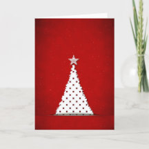Carte de Noël pliée
