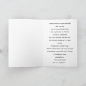 Carte de Noël pliée (Intérieur)