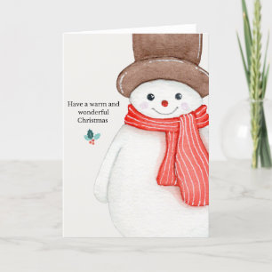 Carte de Noël pliée