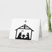 Carte de Noël pliée (Devant)