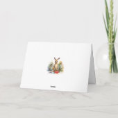 Carte de Noël pliée australienne (Dos)