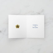 Carte de Noël pliée imprimée à partir d'art origin (Intérieur)