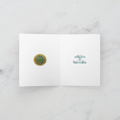 Carte de Noël pliée imprimée à partir d'art origin (Intérieur)