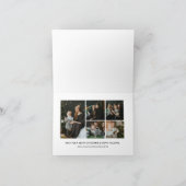 Carte de Noël pliée joyeuse (Intérieur)