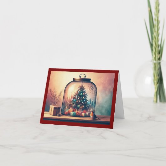 Carte de Noël pliée Joyeux Noël (Devant)