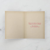 Carte de Noël pliée pour chien à thème de l'animal (Intérieur)