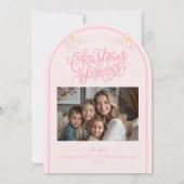 Carte de Noël pliée représentant une Nativité past (Dos)