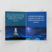 Carte de Noël pliée standard 5" x 7" (Intérieur)