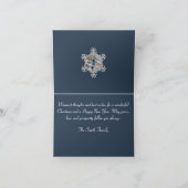 Carte de Noël pliée Steller's Jay Joyeux Noël (Intérieur)