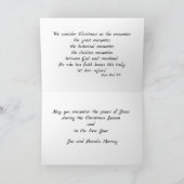 Carte de Noël pliée Trois Rois Sages (Intérieur)