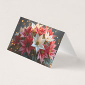 Carte de Noël Poinsettia 1 (Front)