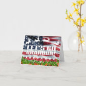 CARTE DE NOËL [Police 3] ALLONS-Y BRANDON ! (Fleur jaune)