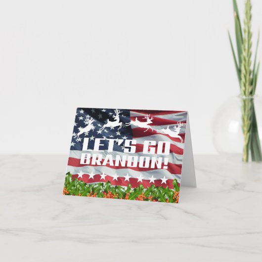 CARTE DE NOËL [Police 3] ALLONS-Y BRANDON ! (Devant)