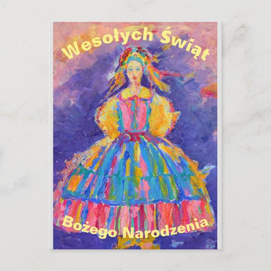 Carte de Noël polonaise (Devant)