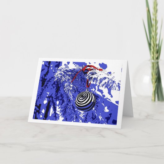 Carte de Noël Pop Art (Devant)