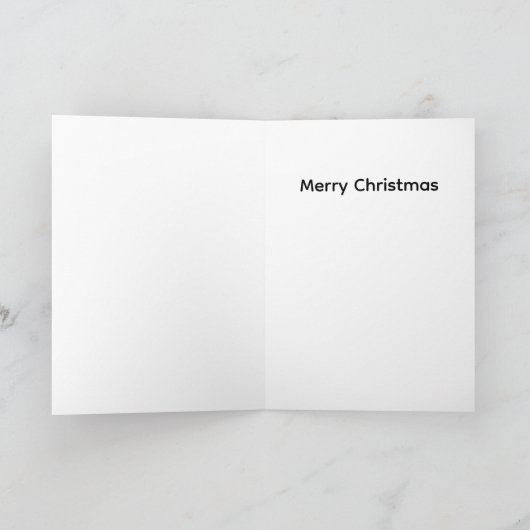 Carte de Noël - Pot de décorations (Intérieur)