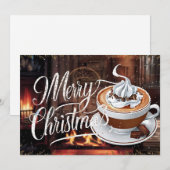 Carte de Noël pour amateurs de café #16 (Devant / Derrière)