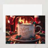 Carte de Noël pour amateurs de café #20 (Devant / Derrière)
