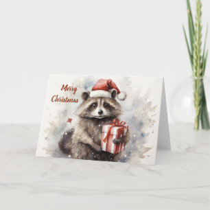 Carte de Noël pour animaux Whimsical