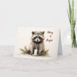Carte de Noël pour animaux Whimsical