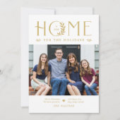 Carte de Noël pour annonce de déménagement de mais (Devant)