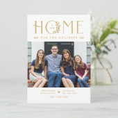 Carte de Noël pour annonce de déménagement de mais (Debout devant)