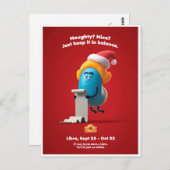 Carte de Noël pour Balance (Devant / Derrière)