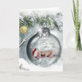 Carte de Noël pour bébé mignonne (Devant)