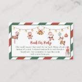 Carte de Noël pour bébé pour la fête du Père Noël (Devant)