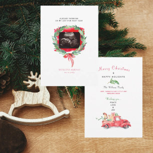 Carte de Noël pour camion Ultrasonic numérique