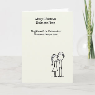 Carte de Noël pour Celui/Celle que j'aime