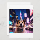 carte de Noël pour chien 2025 (Devant / Derrière)