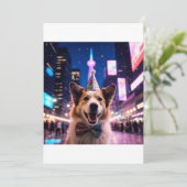 carte de Noël pour chien 2025 (Debout devant)