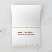 Carte de Noël pour chien shih tzu derpy (Intérieur)