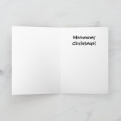 Carte de Noël pour deux chats (Intérieur)