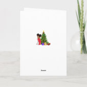 Carte de Noël pour enfants afro-américains (Dos)