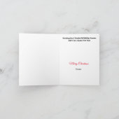 Carte de Noël pour enfants avec arbre et ours en p (Intérieur)