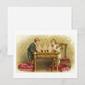 Carte de Noël pour enfants et jouets (Devant / Derrière)