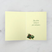 Carte de Noël pour enfants victorienne (Intérieur)