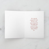 Carte de Noël pour jeunes mariés (Intérieur)