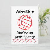 Carte de Noël pour la classe de volley-ball MVP Ki (Debout devant)