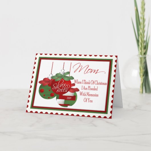 Carte de Noël pour la maman (Devant)