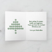 Carte de Noël pour la marraine (Intérieur)