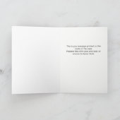 Carte de Noël pour la vente ou la location d'outil (Intérieur)