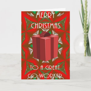 Carte de Noël pour le collègue